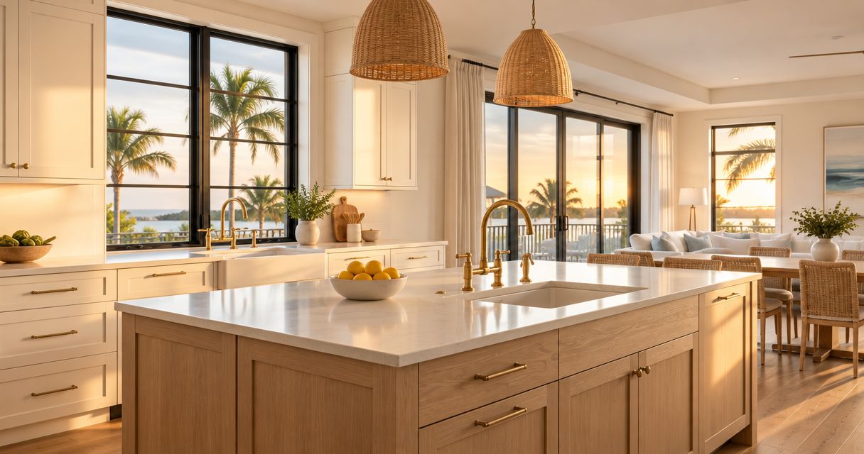 Kitchen remodeling in Fort Myers for homeowners who entertain