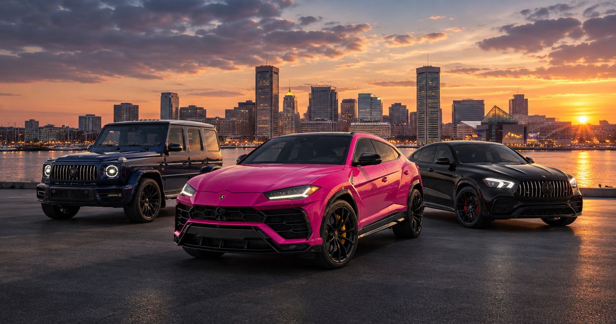 Best 5 exotic car rentals in Baltimore in 2026