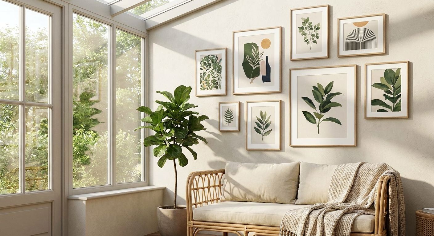 Wall art for sunrooms and conservatories