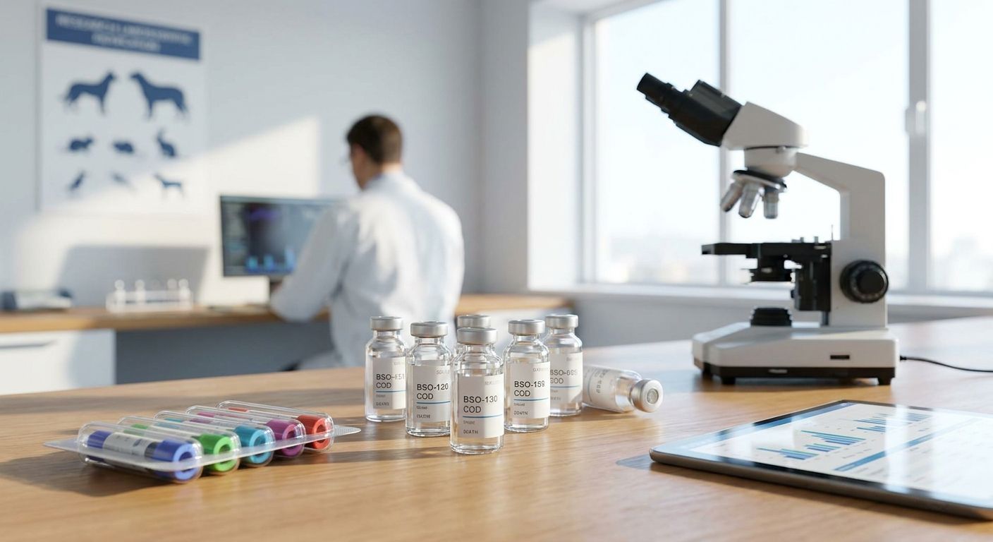 Research peptides for veterinary metabolic studies