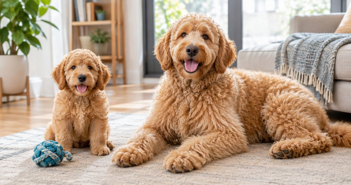 How long until a Standard Goldendoodle reaches full size?