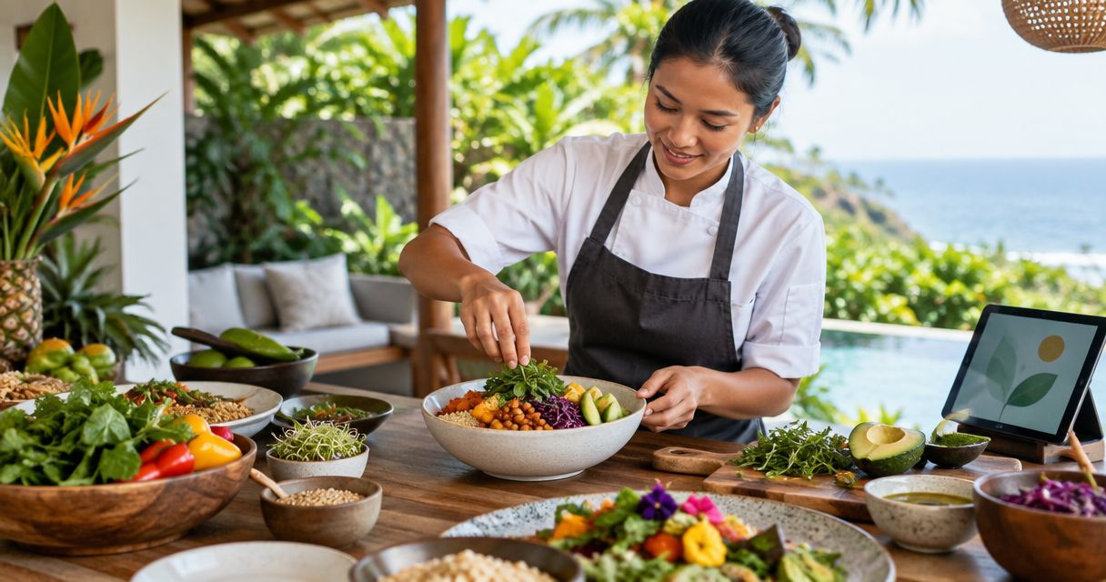 Vegan menu ideas for a villa chef stay in Bali (2026)