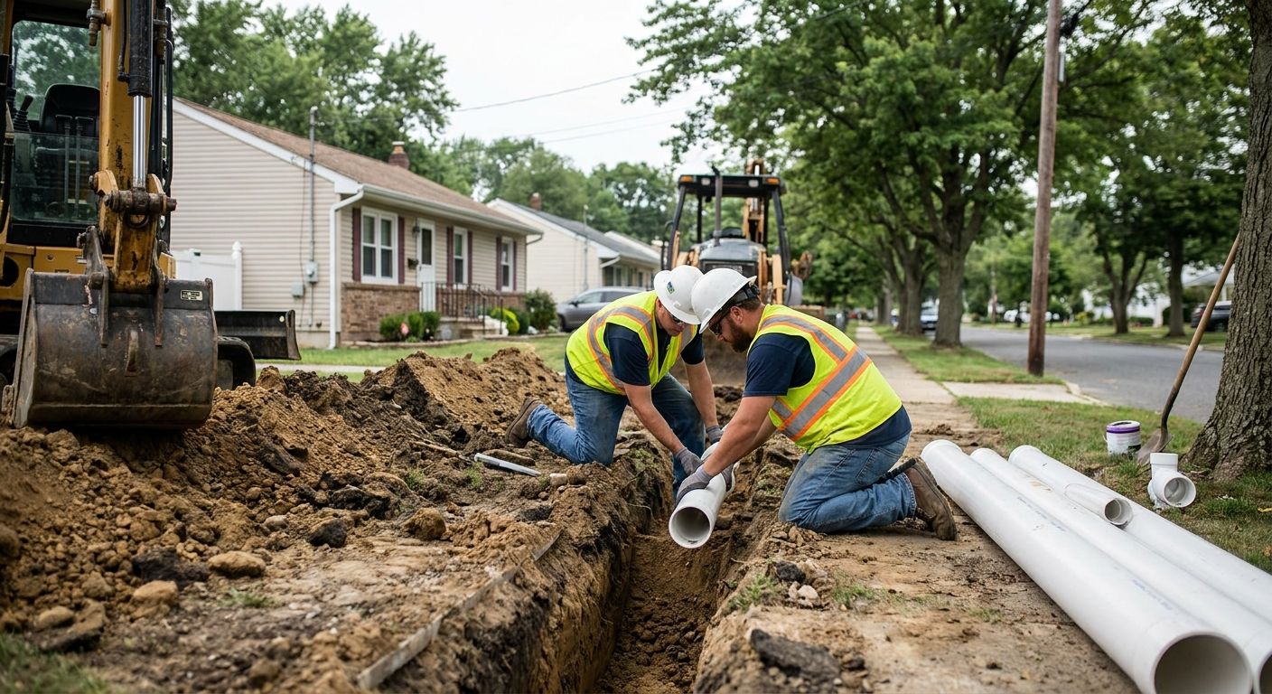 Sewer line repair for Ocean County homeowners