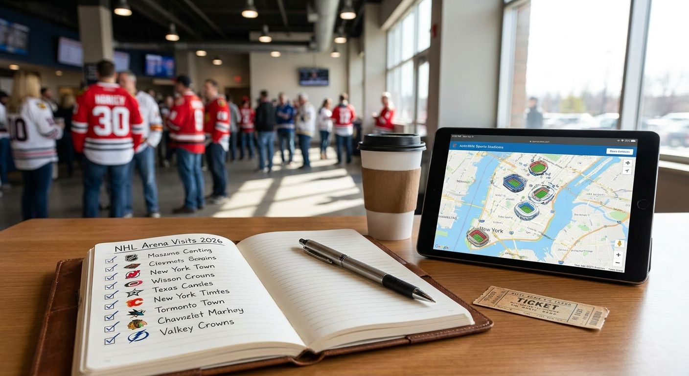 Best NHL arena checklist trackers in 2026
