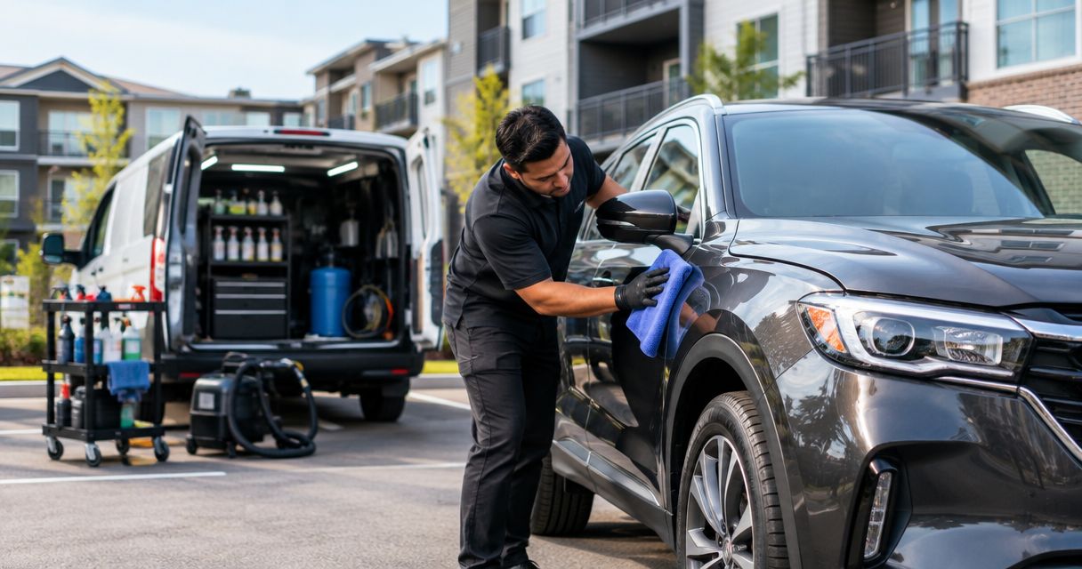 Best mobile detailing services for apartment complexes 2026