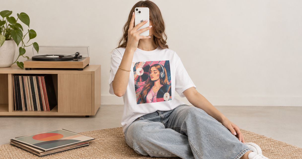 How to style music graphic tees without a full themed outfit