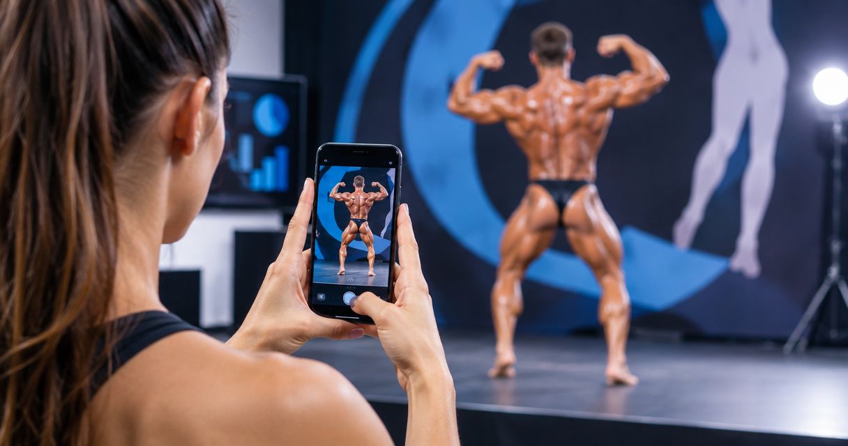 Photo selling platform for bodybuilding and fitness competitions