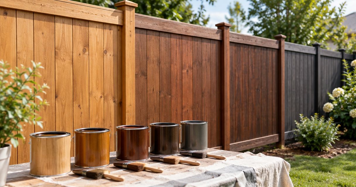 Best fence stain colors for wood fences in 2026
