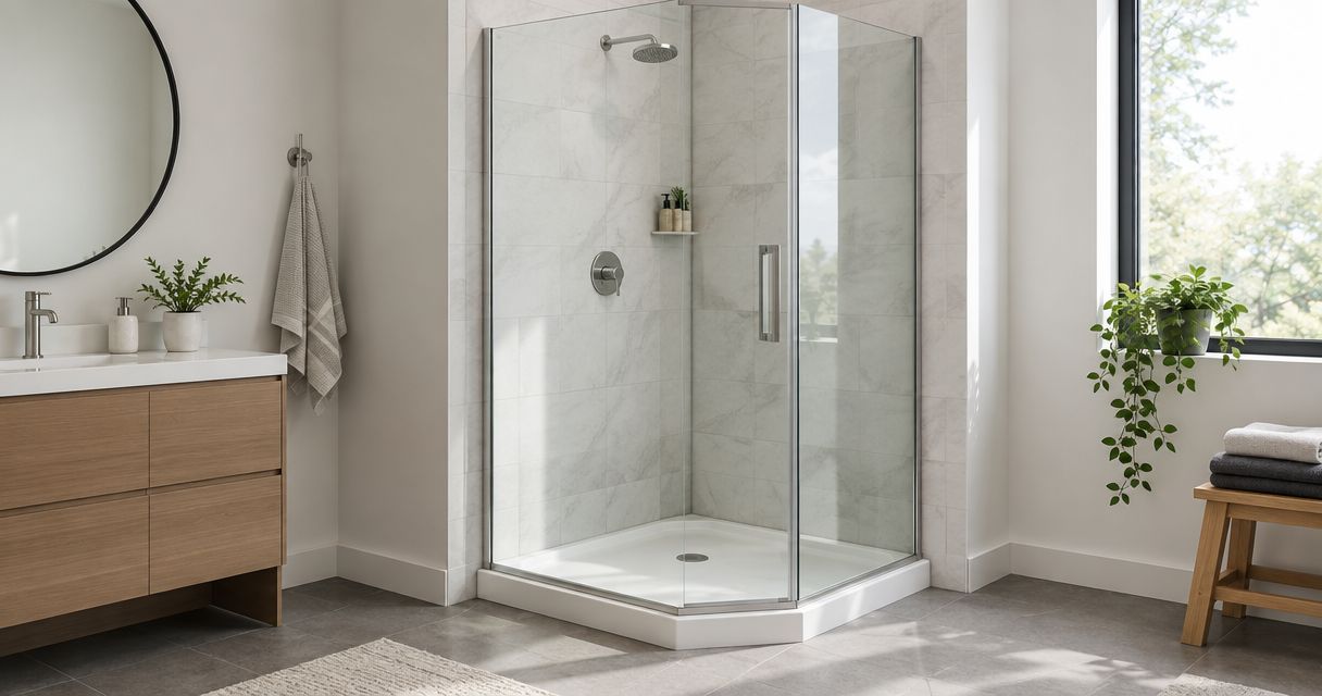 Best shower door options for corner showers compared