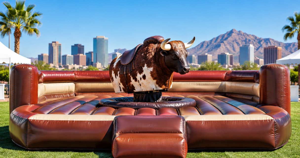 Best mechanical bull rentals for Phoenix corporate events 2026