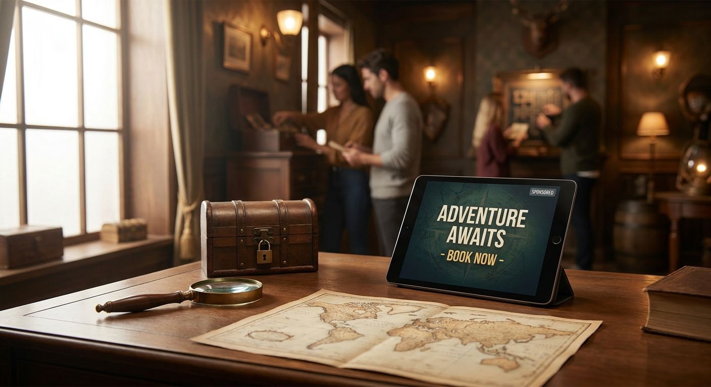 Paid media for escape rooms