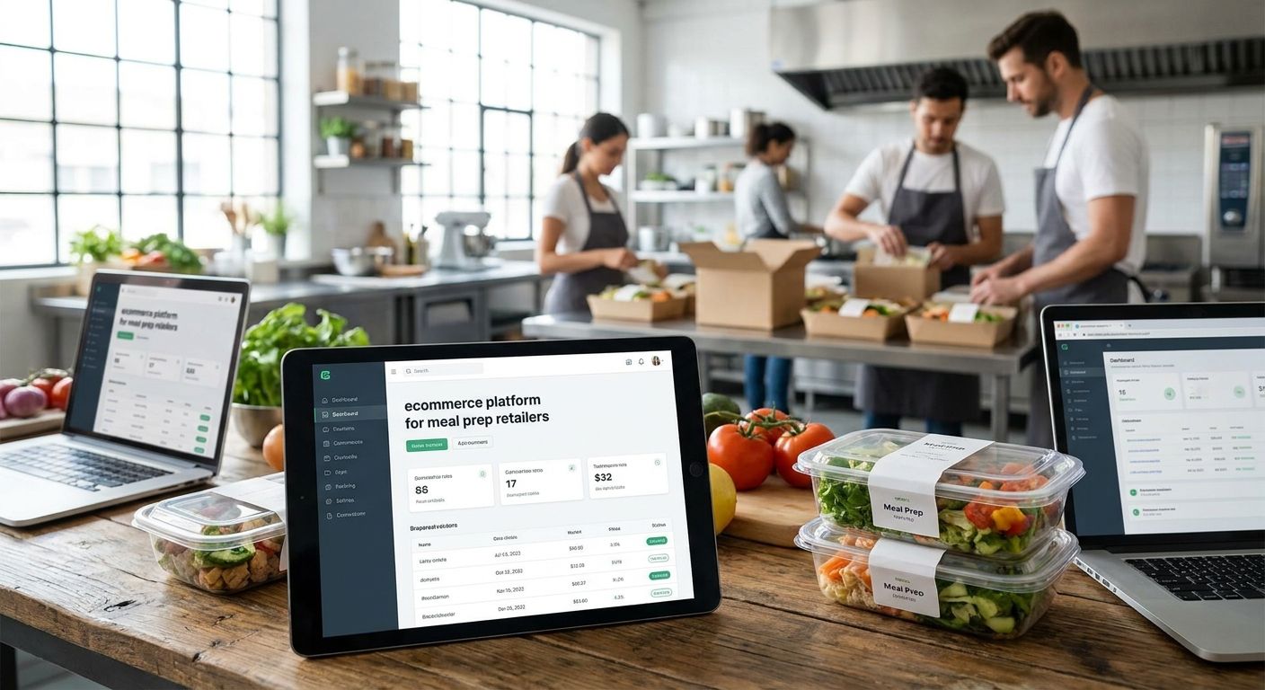 Grocery ecommerce platform for meal prep and prepared meal retailers