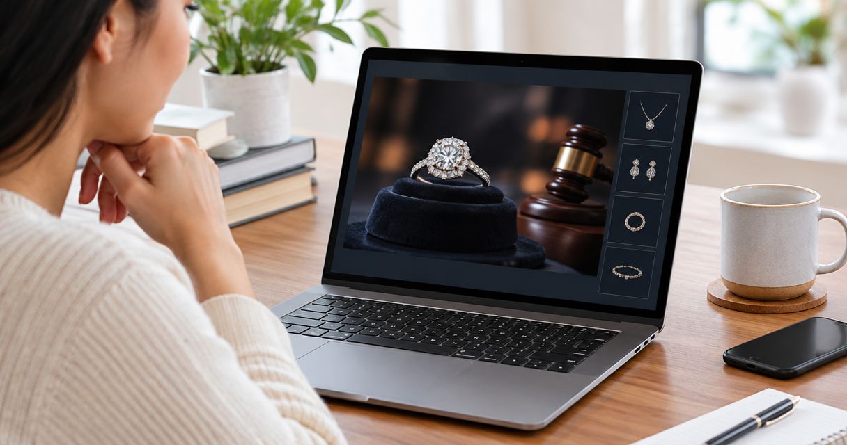 Can you cancel a bid after placing it on a jewelry auction?