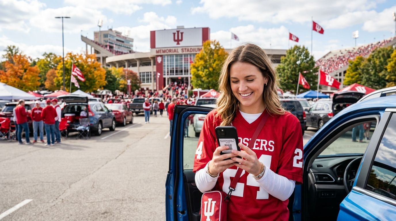 How to track your IU football parking reservation confirmation