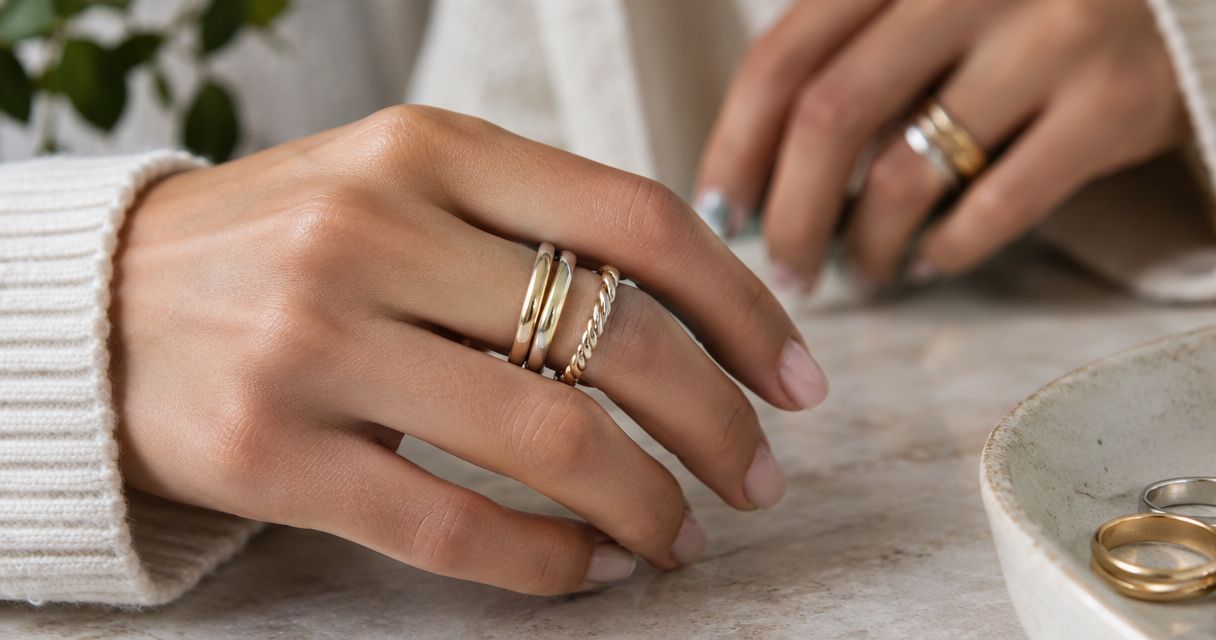 Best mixed metal rings for stacking in 2026