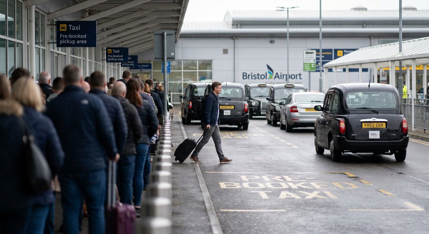 How to skip the taxi rank queue at Bristol Airport