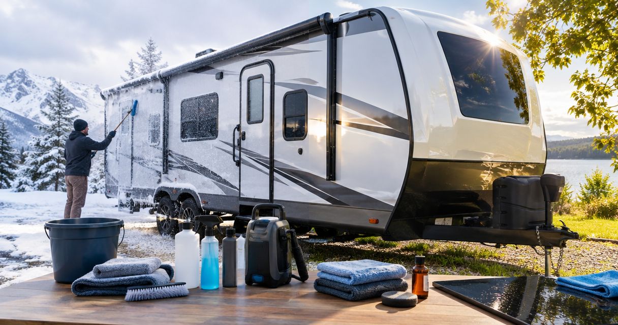 RV winterizing to spring ceramic coating: complete 2026 workflow
