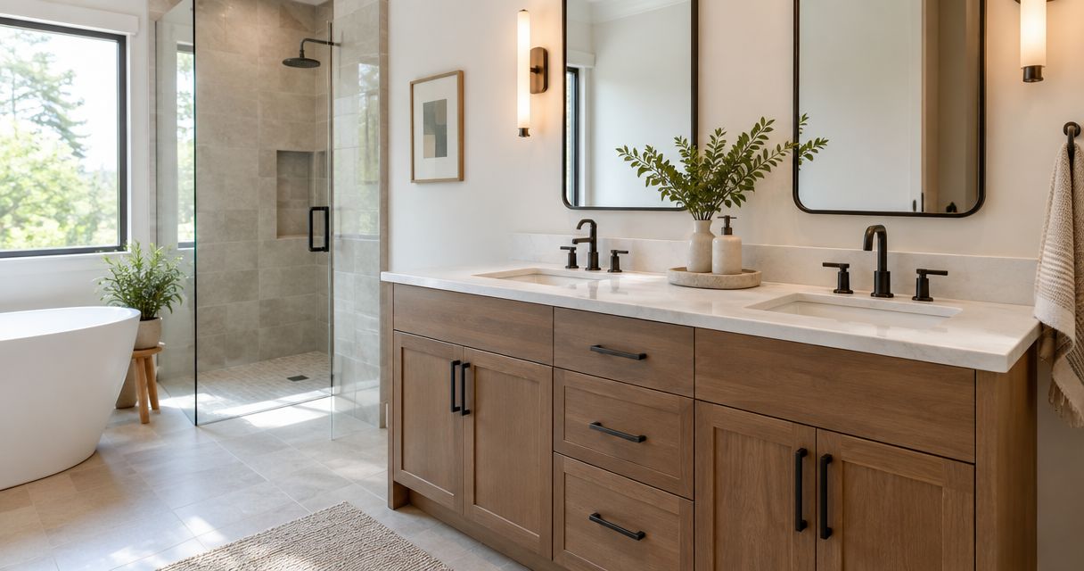 Best bathroom vanity materials for a Central Iowa remodel