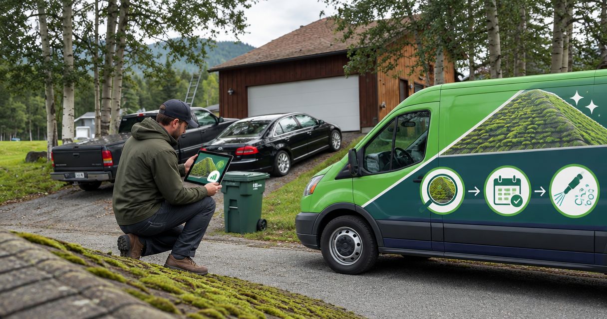 How to turn a moss inspection into a same-week cleaning booking