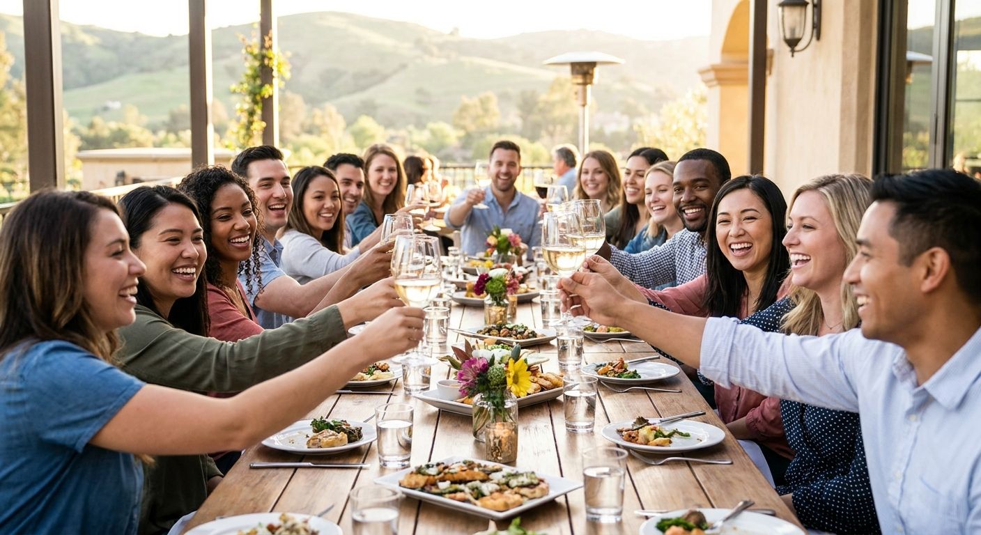 Group reservations for team celebrations