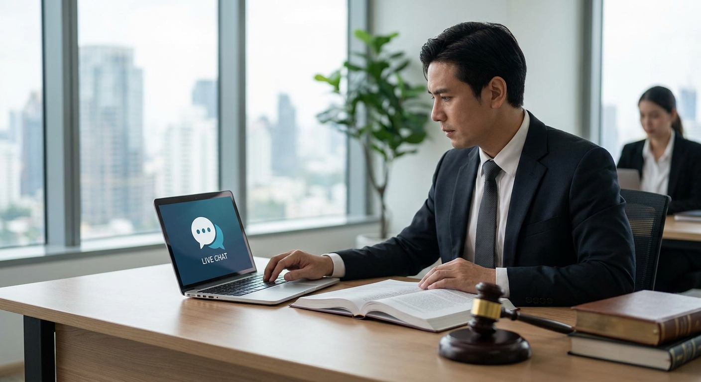 Live chat software for law firms