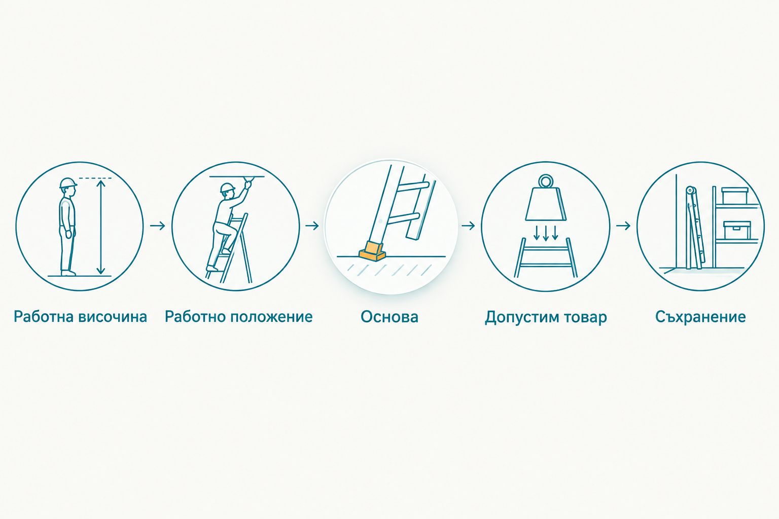 Пет проверки преди избор на алуминиева стълба
