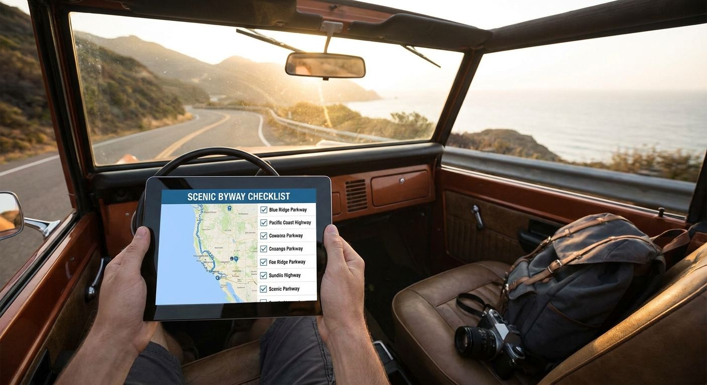 Best scenic byway checklist trackers in 2026
