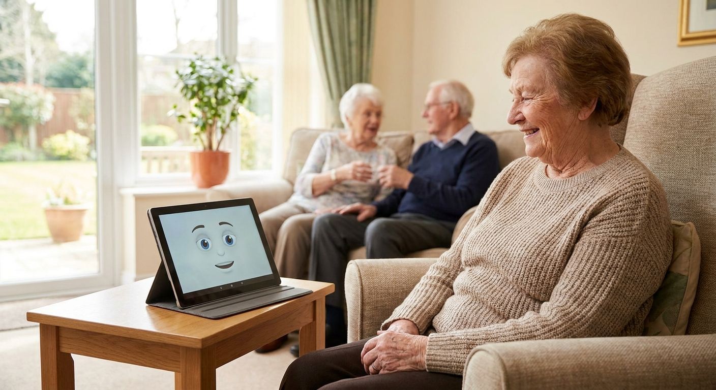 AI companion for seniors in independent living communities