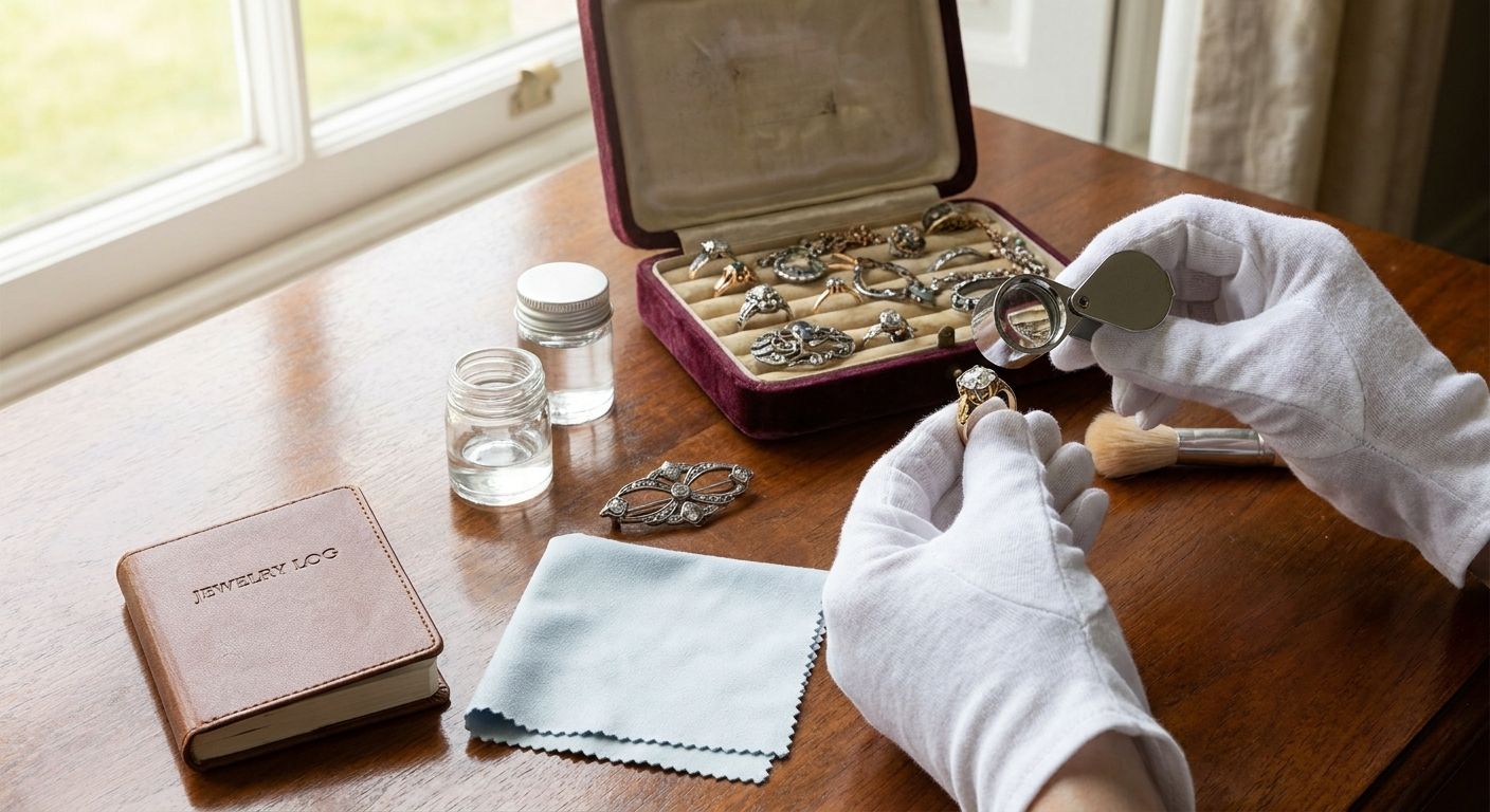 How to care for jewelry won at auction