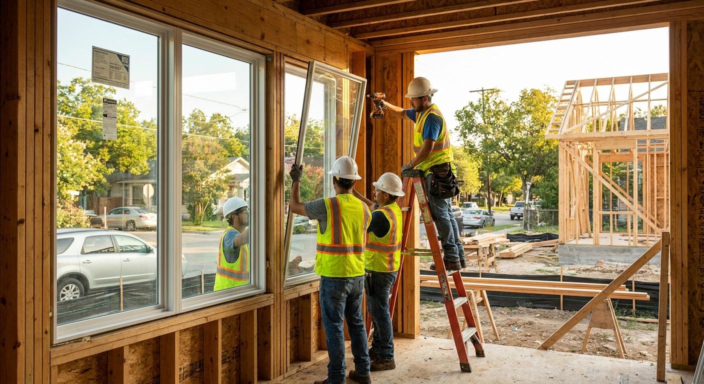 Window installation services for Austin general contractors