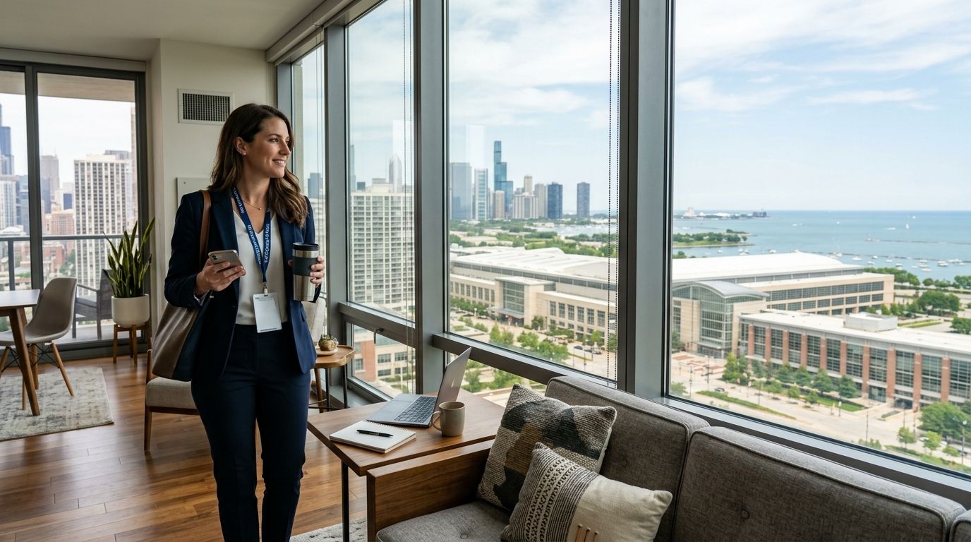 Apartments for renters attending Chicago conventions and trade shows