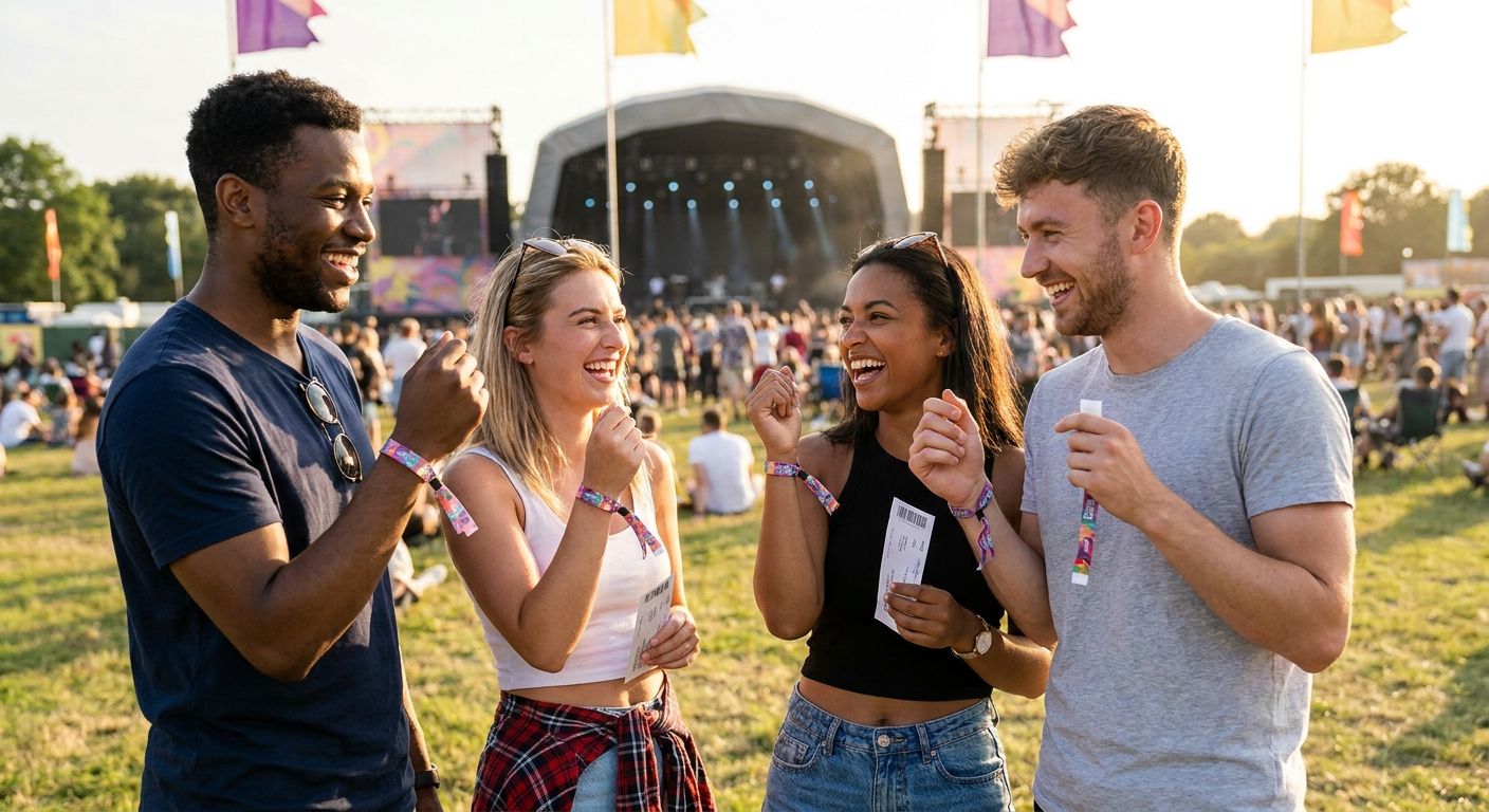 Group tickets for music festivals