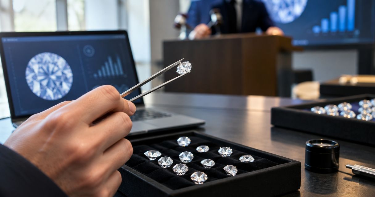 Loose diamond auctions for gemologists: complete 2026 guide