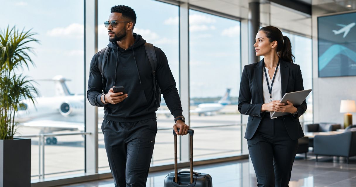 Concierge services for professional athletes: travel continuity