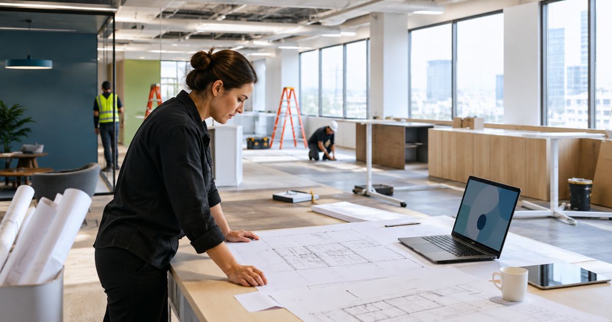 How long does an office build-out take?