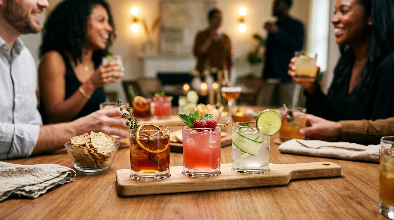 How to order a custom cocktail flight for a private party