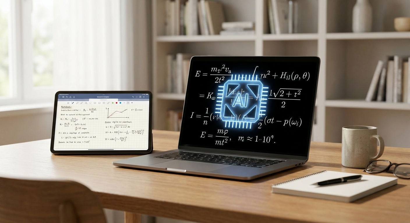 AI math solver for physics problems