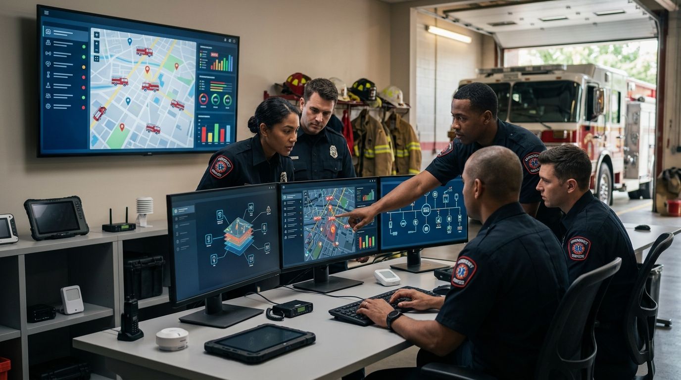 Best IoT platform for fire stations and emergency services