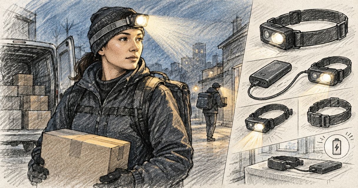Rechargeable headlamps for delivery drivers and logistics staff: complete 2026 guide
