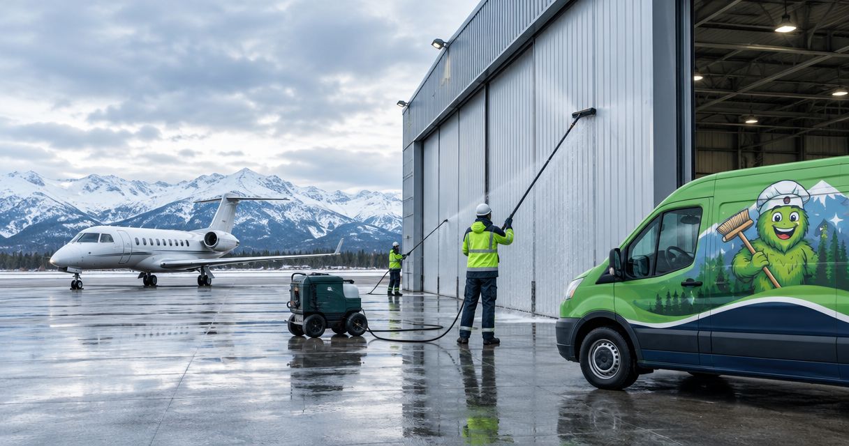 Exterior cleaning for Alaska airports and aviation hangars: complete 2026 guide