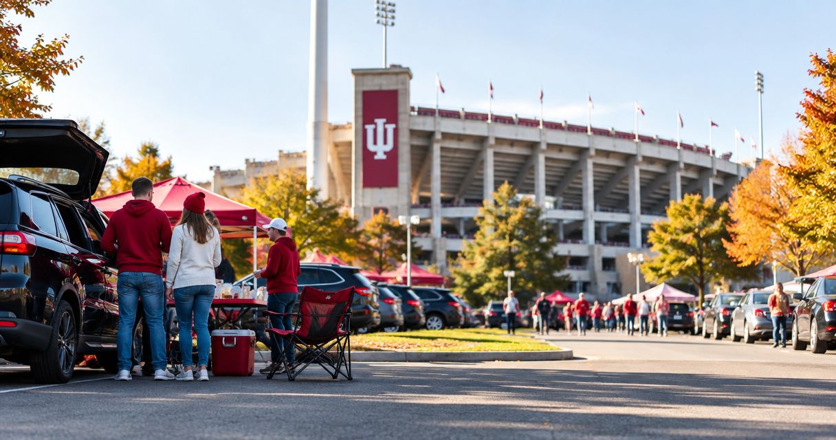 How much does parking cost for IU football homecoming?