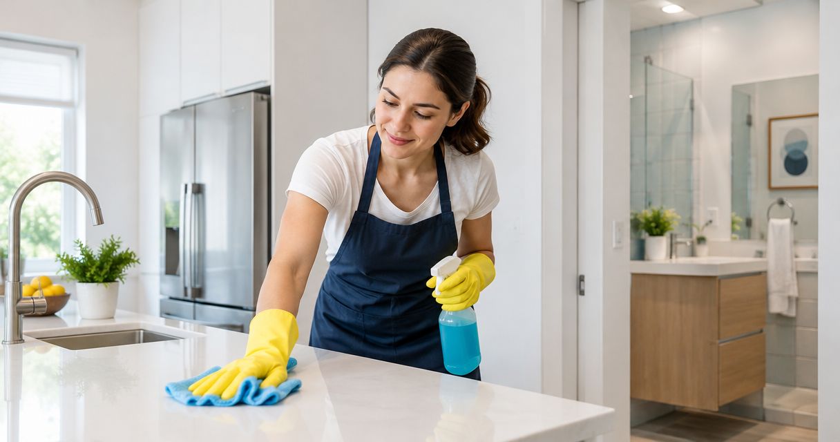 Is it worth hiring cleaners for just the kitchen and bathrooms?
