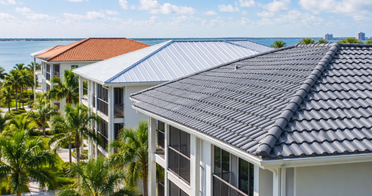 Best roofing materials for HOA and condo communities in Florida