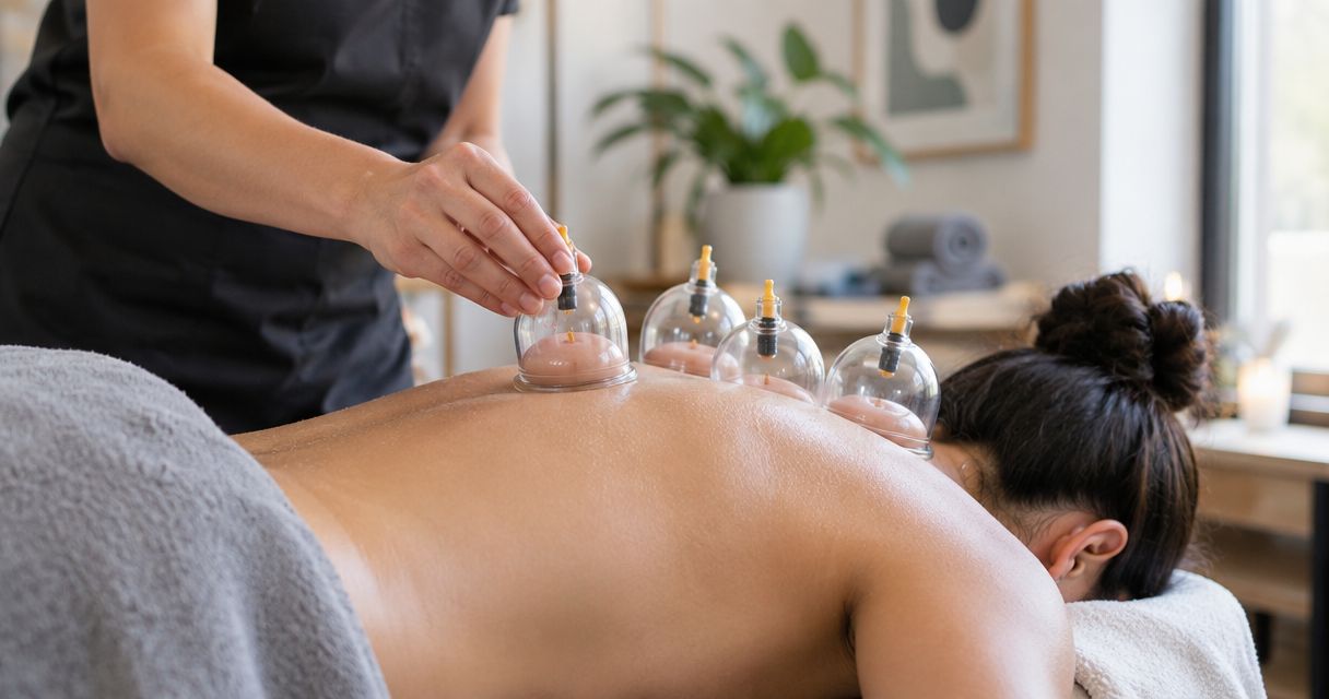 How long should you leave a cupping cup on?