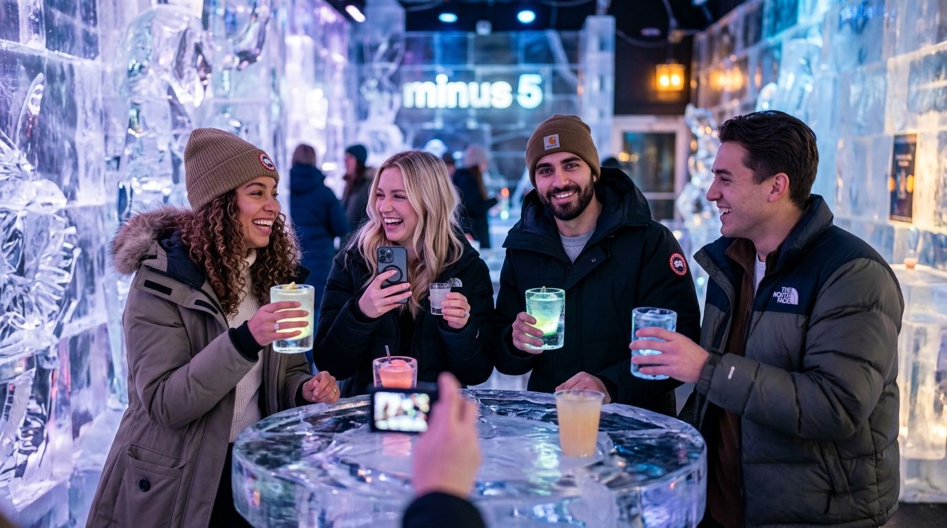 Influencer marketing for ice bar experiences