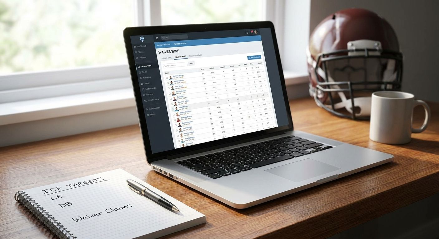 Waiver wire strategy for IDP leagues