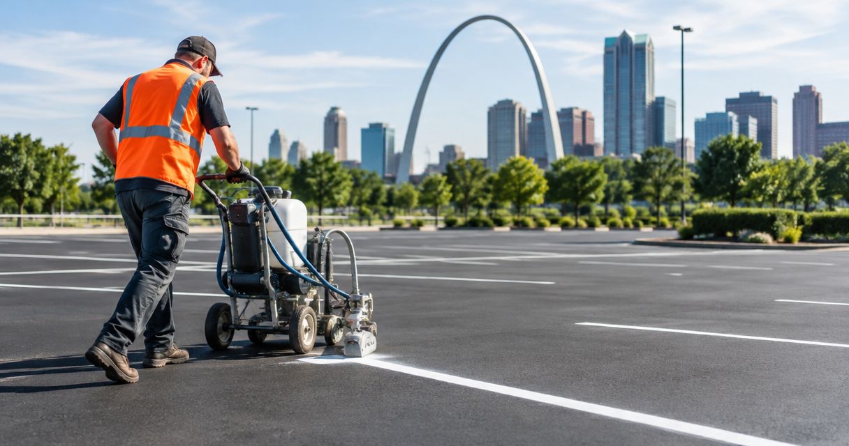 Parking lot striping contractors in St. Louis ranked by price 2026