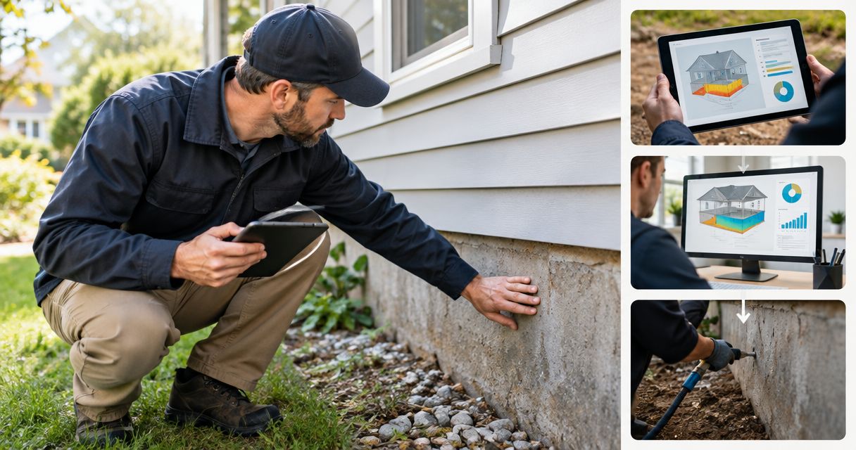 Home inspection to foundation repair quote: 2026 workflow