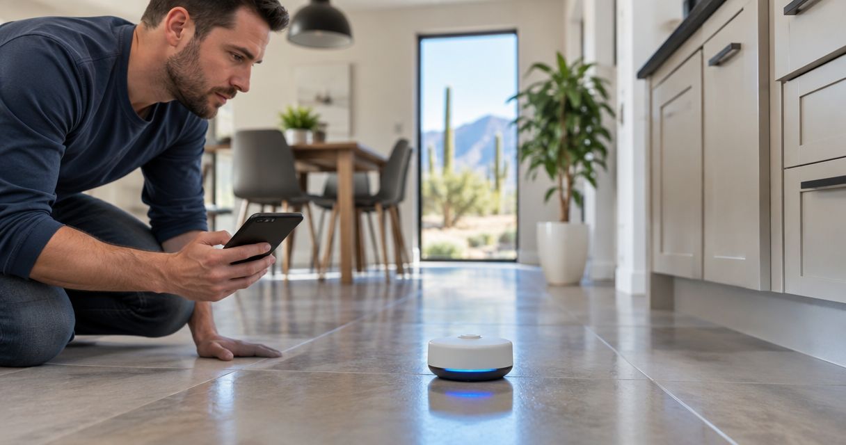 Automatically detect a slab leak before it floods your Tucson home