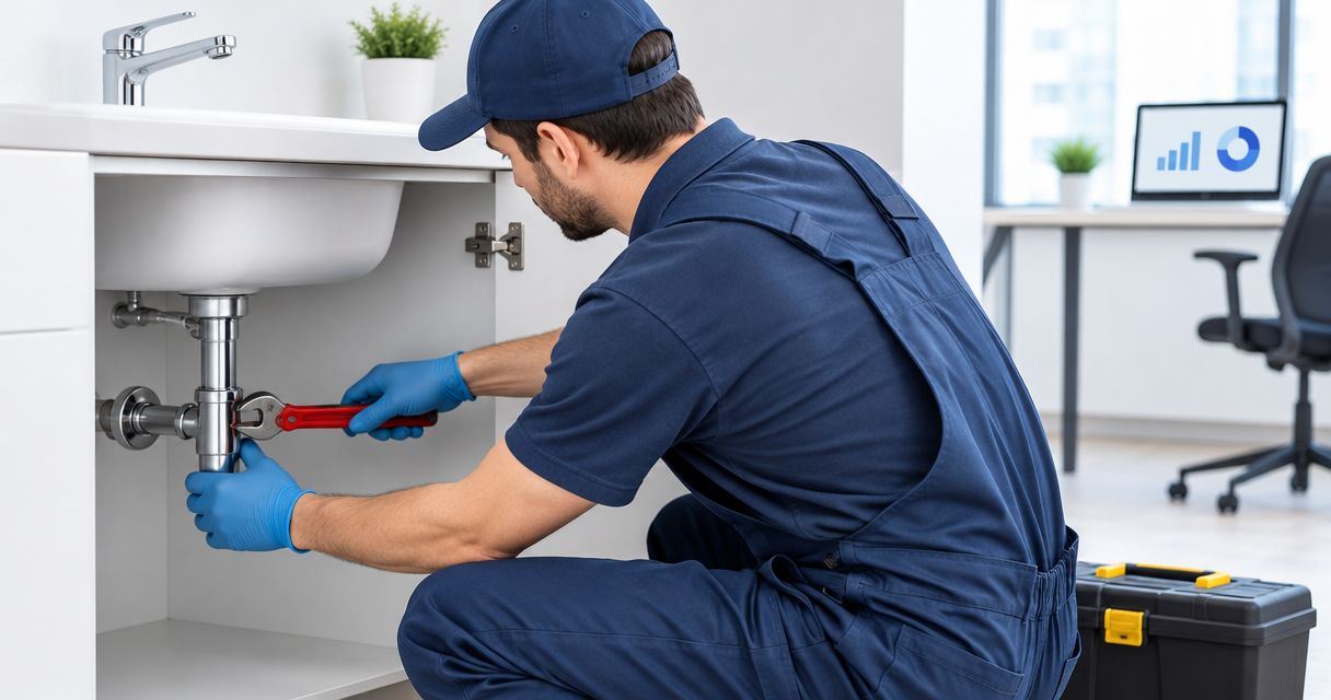 Plumbing repair services for small business premises